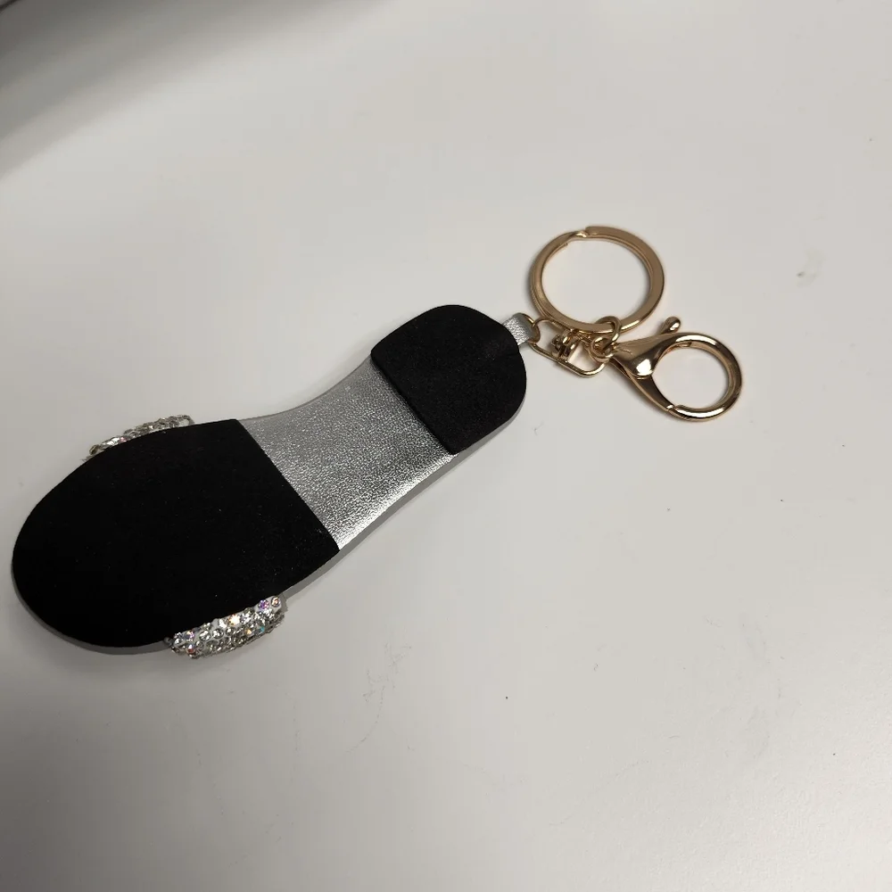 Adorable Rhinestone Slider Girlie Keychain - Picture 3 of 3